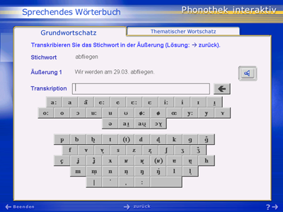 Übung Transkription